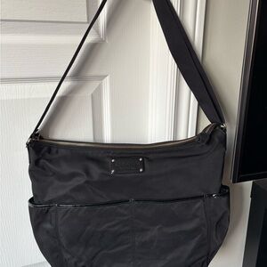 Kate Spade black crossbody diaper bag